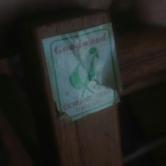 70s GoodWood Solid Teak wine rack - Picture 2 of 4